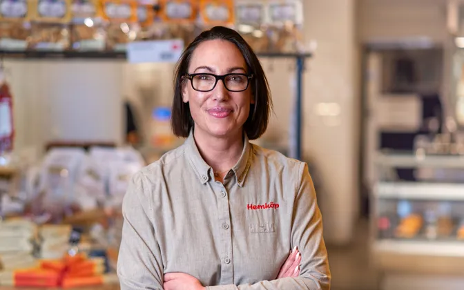 Linda Gunnarsson, butikschef Hemköp